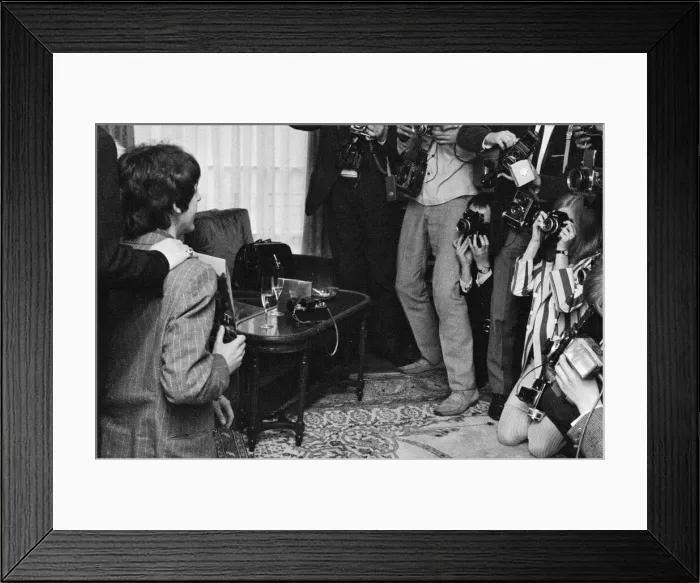 Framed Print : Press launch of Sgt. Peppers Lonely Hearts Club Band Framed Print : Press launch of Sgt. Peppers Lonely Hearts Club Band