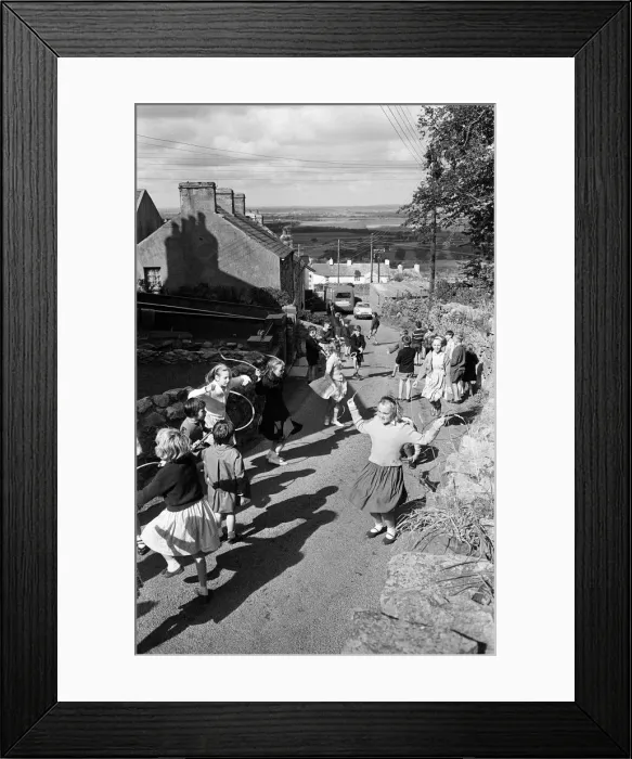 Framed Print : General shots of the village Rhiwlas, in Bangor, Gwynedd, Wales