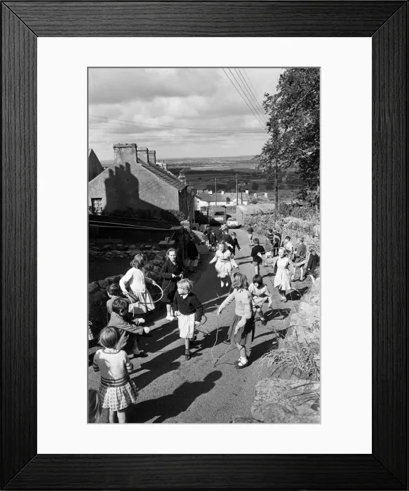 Framed Print : General shots of the village Rhiwlas, in Bangor, Gwynedd, Wales