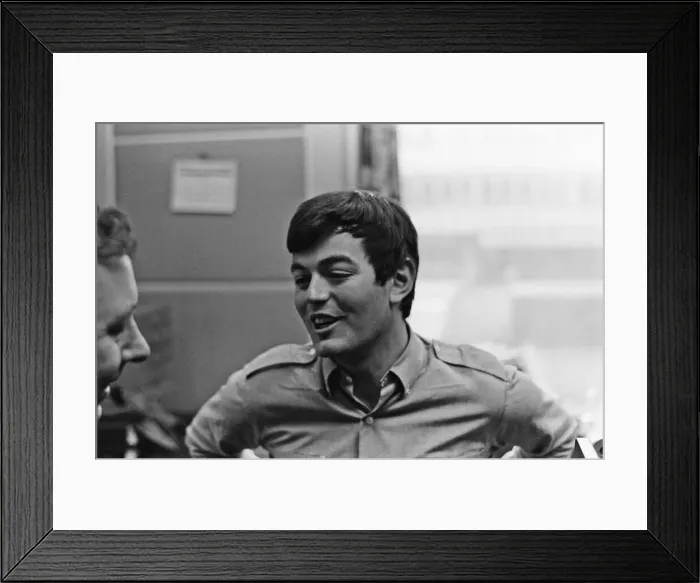 Framed Print : Tony Blackburn, the 22 year old Disc Jockey, at the launch the first ever radio one Framed Print : Tony Blackburn, the 22 year old Disc Jockey, at the launch the first ever radio one