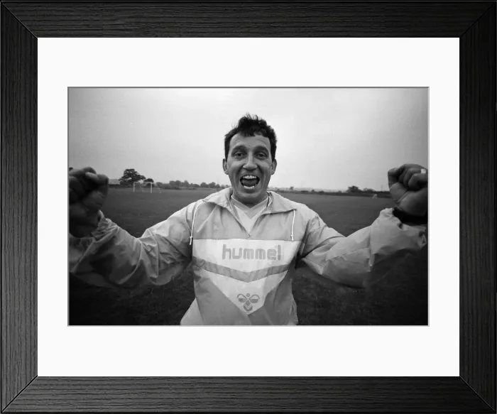 Framed Print : Aston Villa manager Graham Taylor. 20th July 1987