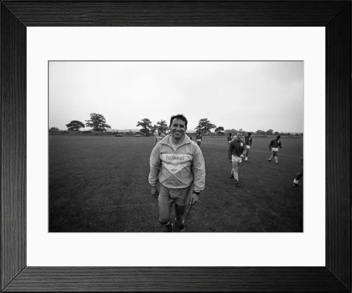 Framed Print : Aston Villa manager Graham Taylor. 20th July 1987