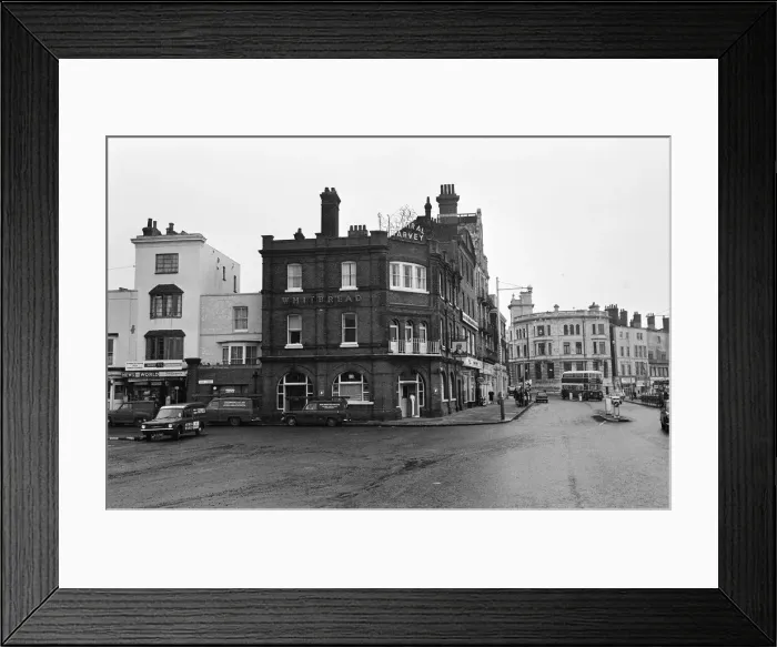 Framed Print : Admiral Harvey pub, Ramsgate, Kent. 22nd February 1968 Framed Print : Admiral Harvey pub, Ramsgate, Kent. 22nd February 1968