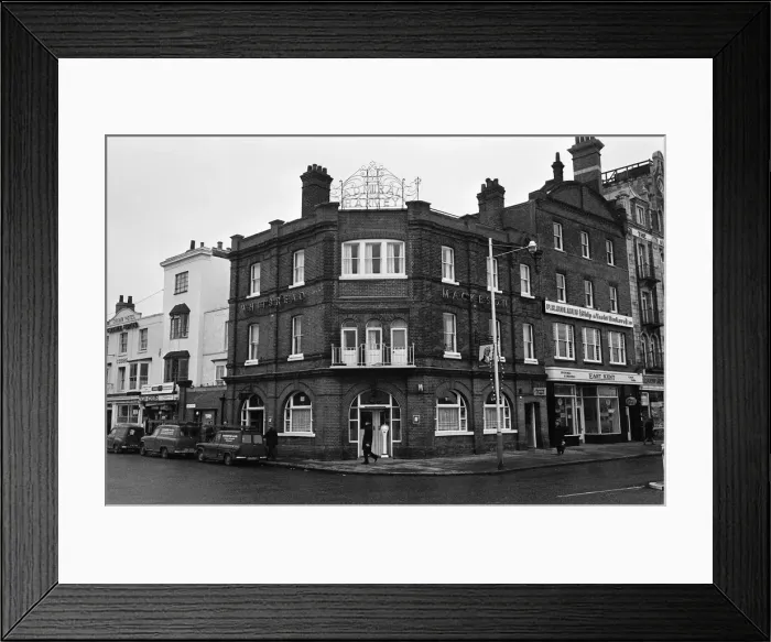 Framed Print : Admiral Harvey pub, Ramsgate, Kent. 22nd February 1968 Framed Print : Admiral Harvey pub, Ramsgate, Kent. 22nd February 1968