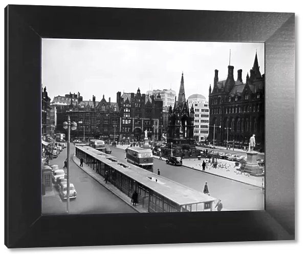 Albert Square, Manchester. 22nd September 1958