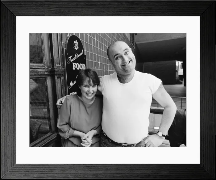 Framed Print : Liverpudlian comedian Alexei Sayle who starred in the BBC television comedy series Framed Print : Liverpudlian comedian Alexei Sayle who starred in the BBC television comedy series