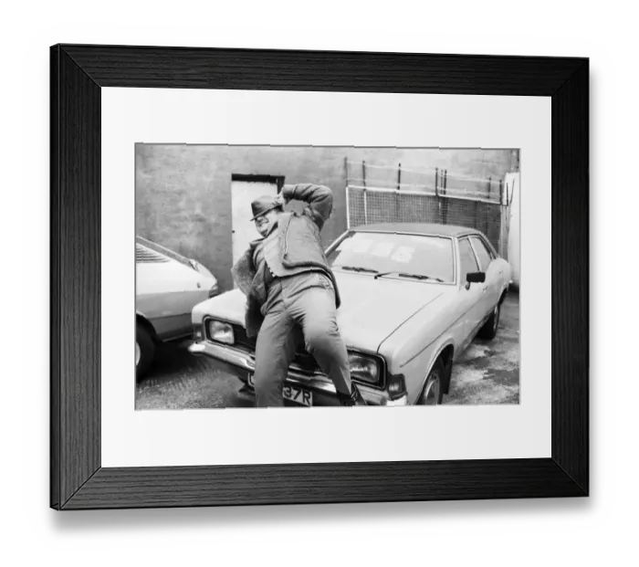 Framed Print : Liverpudlian comedian Alexei Sayle who stars in the BBC television comedy series