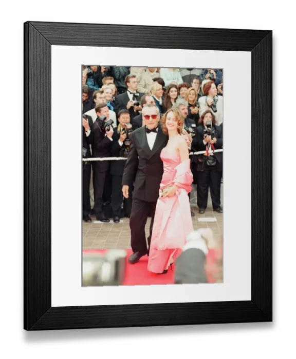 Framed Print : Cannes Film Festival 1997. The 50th Cannes Film Festival was held on 7th to 18th May 1997