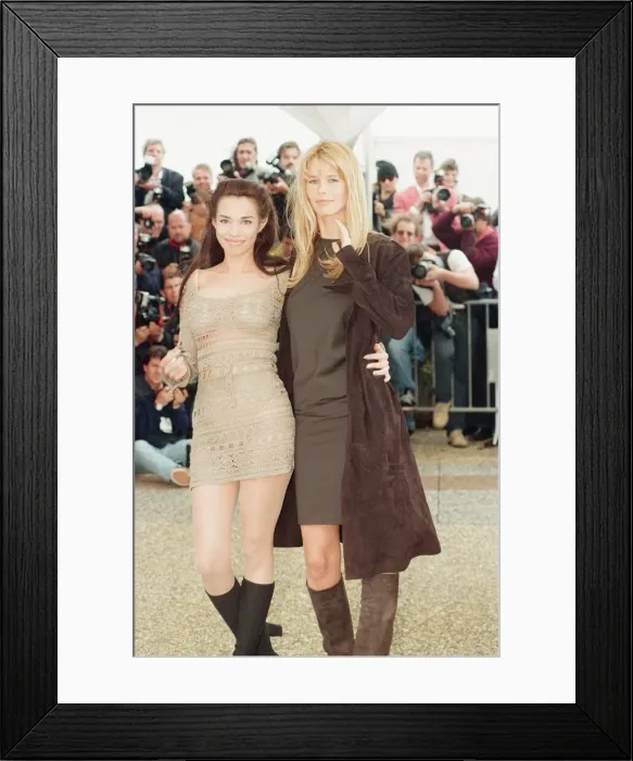 Framed Print : Cannes Film Festival 1997. The 50th Cannes Film Festival was held on 7th to 18th May 1997