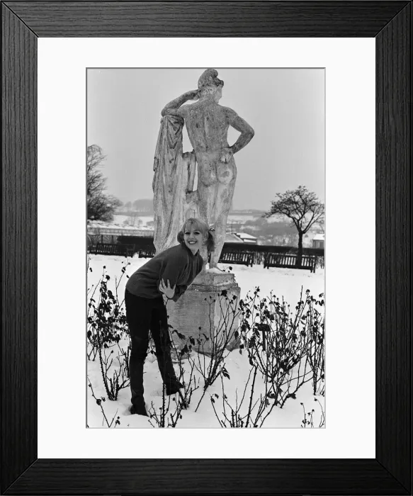 Framed Print : Julie Goodyear, aged 22, is pictured in Queens Park, Heywood, Lancashire Framed Print : Julie Goodyear, aged 22, is pictured in Queens Park, Heywood, Lancashire