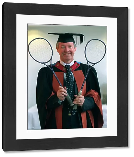 Alex Ferguson manager of Manchester United recieives his fourth honourary degree