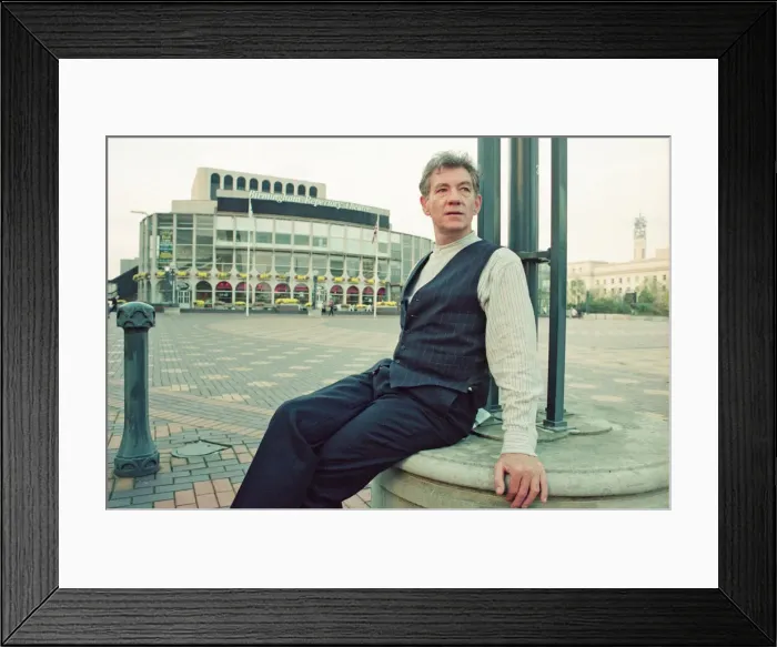 Framed Print : Sir Ian McKellen, actor, at the Birmingham Repertory Theatre, Birmingham, The Midlands Framed Print : Sir Ian McKellen, actor, at the Birmingham Repertory Theatre, Birmingham, The Midlands