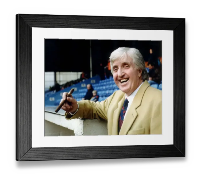 Framed Print : John Bond Manager of Shrewsbury Town FC feburary 1991 DBase