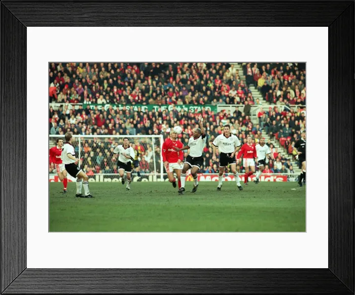 Framed Print : Middlesbrough 3- 2 Hednesford Town, FA Cup 4th round match held at the Riverside Stadium Framed Print : Middlesbrough 3- 2 Hednesford Town, FA Cup 4th round match held at the Riverside Stadium