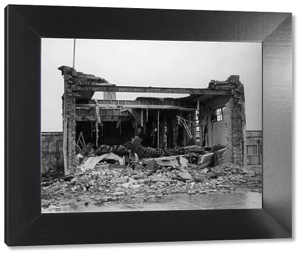 Air raid damage in Bridlington following a raid on the town 16th November 1940