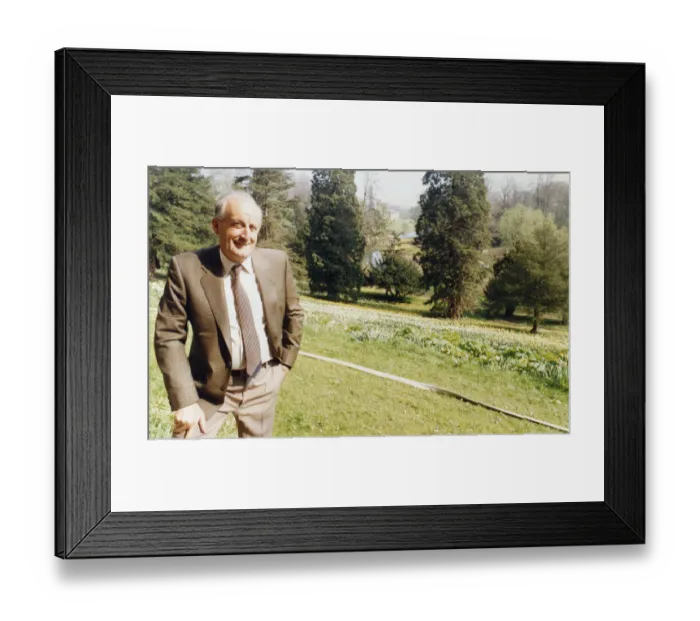 Framed Print : Sir John Hall, property developer (knighted 1991) and life president Framed Print : Sir John Hall, property developer (knighted 1991) and life president