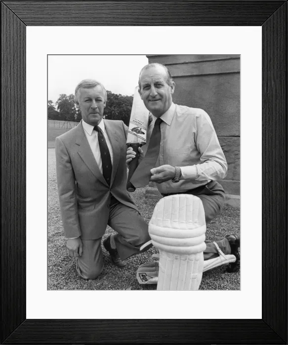 Framed Print : Sir John Hall, property developer (knighted 1991) and life president