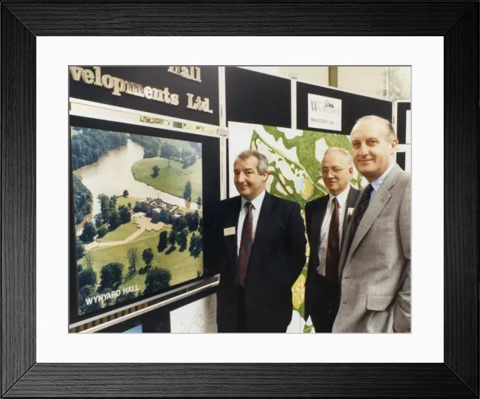 Framed Print : Sir John Hall, property developer (knighted 1991) and life president