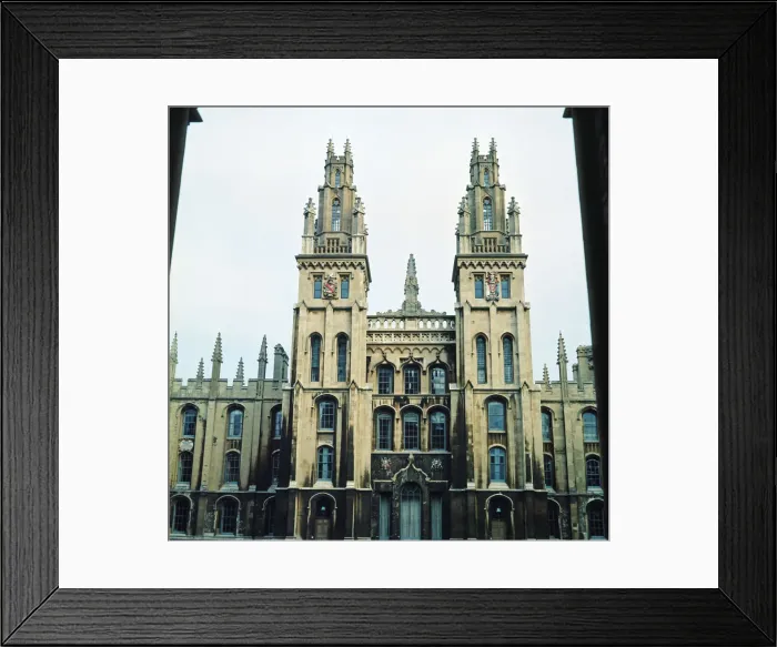 Framed Print : All Souls College, Oxford University, Oxfordshire. January 1972 Framed Print : All Souls College, Oxford University, Oxfordshire. January 1972