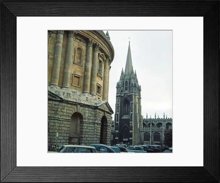 Framed Print : University Church of St Mary the Virgin, Oxfordshire. January 1972 Framed Print : University Church of St Mary the Virgin, Oxfordshire. January 1972