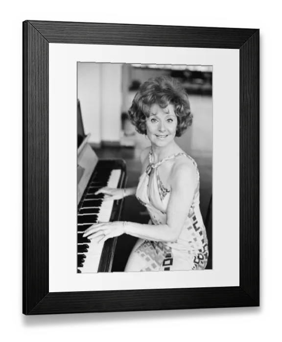 Framed Print : Barbara Knox, actress in Coronation Street who plays the character of Rita Bates Framed Print : Barbara Knox, actress in Coronation Street who plays the character of Rita Bates