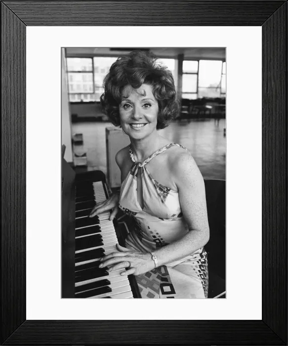 Framed Print : Barbara Knox, actress in Coronation Street who plays the character of Rita Bates Framed Print : Barbara Knox, actress in Coronation Street who plays the character of Rita Bates