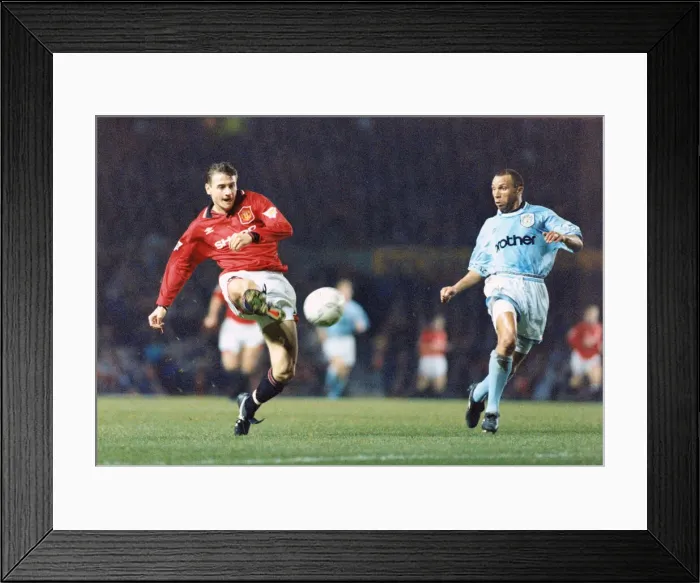 Framed Print : English Premier League match at Old Trafford. Manchester United 5 v Manchester City Framed Print : English Premier League match at Old Trafford. Manchester United 5 v Manchester City