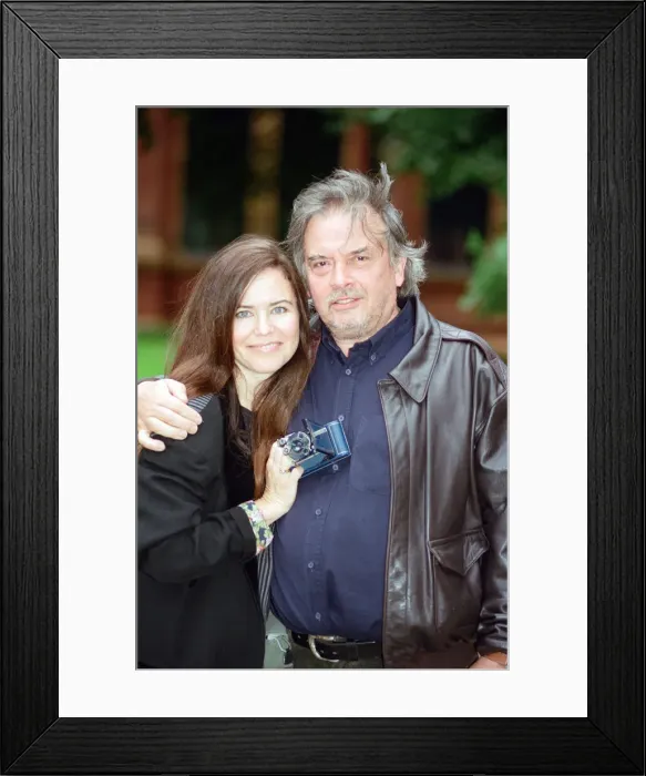 Framed Print : Koo Stark and David Bailey. 25th September 1997 Framed Print : Koo Stark and David Bailey. 25th September 1997