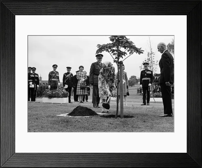 Framed Print : Queen Elizabeth II visiting Royal Signals, Catterick, Richmondshire, North Yorkshire Framed Print : Queen Elizabeth II visiting Royal Signals, Catterick, Richmondshire, North Yorkshire