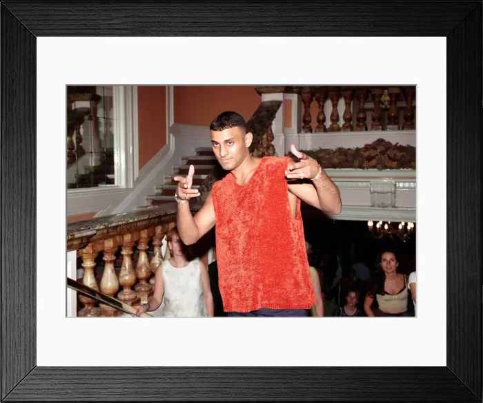 Framed Print : Prince Naseem Hamed attending the Elite Model Look of the Year competition