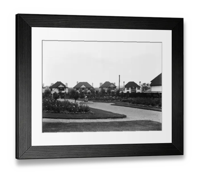 Framed Print : New housing estate being built Ruislip Circa 1936