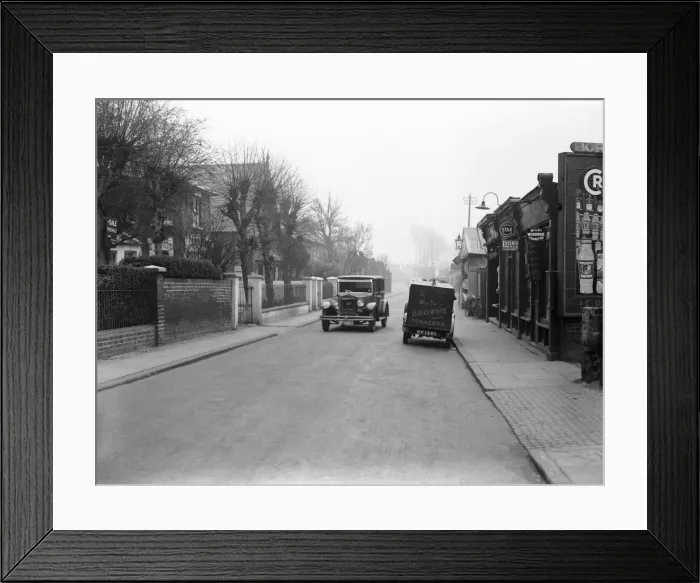 Framed Print : Yiewsley, High Street circa 1936 Framed Print : Yiewsley, High Street circa 1936