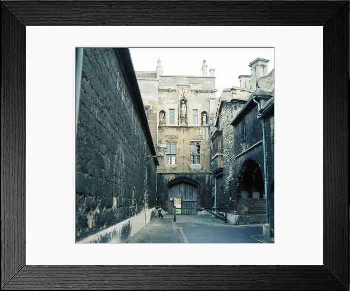 Framed Print : New College, Oxford University, Oxfordshire. January 1972 Framed Print : New College, Oxford University, Oxfordshire. January 1972