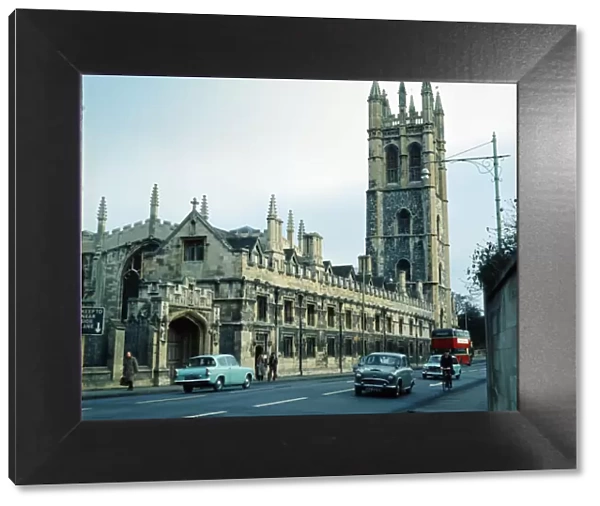 Magdalen College, Oxford University, Oxfordshire. January 1972