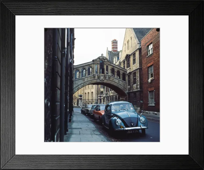 Framed Print : Hertford College, Oxford University, Oxfordshire. January 1972 Framed Print : Hertford College, Oxford University, Oxfordshire. January 1972
