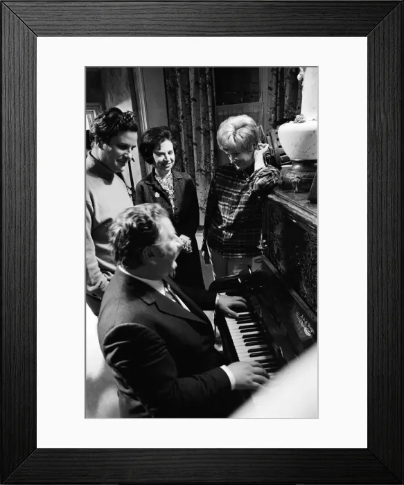 Framed Print : The filming of MGMs comedy Hot Millions Framed Print : The filming of MGMs comedy Hot Millions