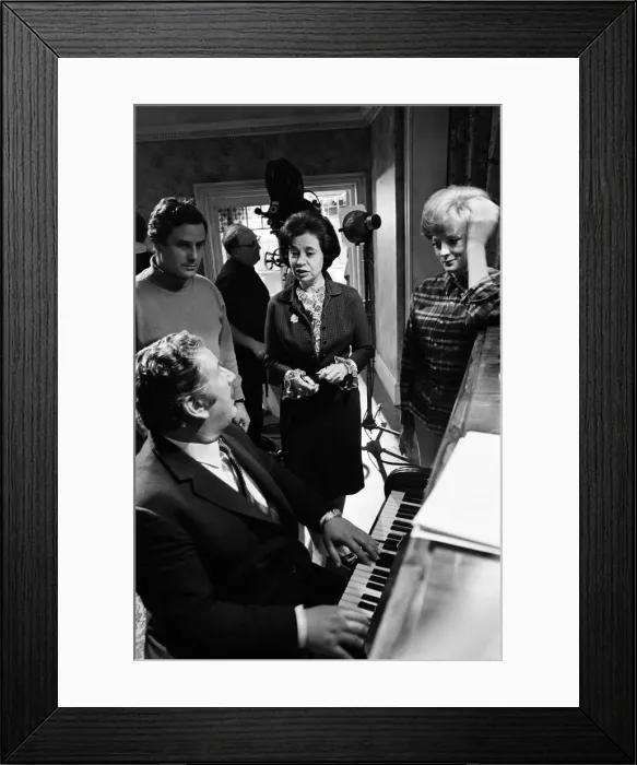 Framed Print : The filming of MGMs comedy Hot Millions Framed Print : The filming of MGMs comedy Hot Millions