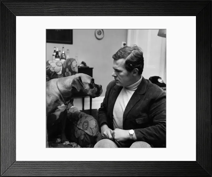 Framed Print : Mr James Cellan Jones, who directed seven episodes of The Forsyte Saga