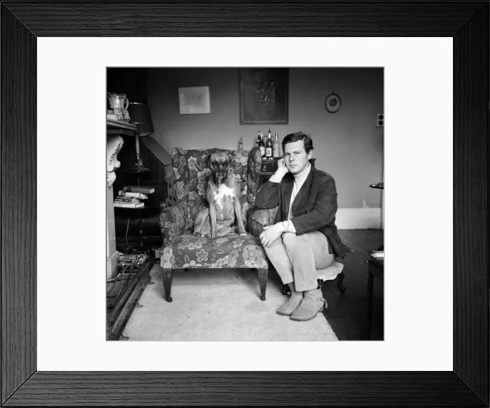 Framed Print : Mr James Cellan Jones, who directed seven episodes of The Forsyte Saga