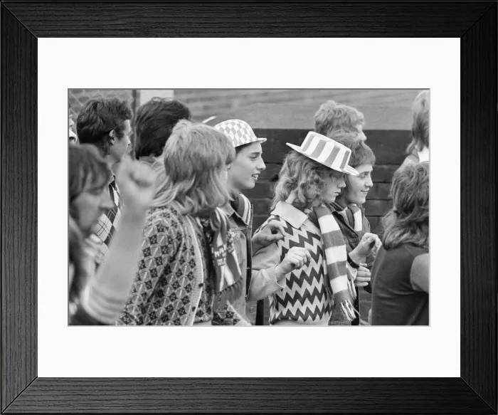 Framed Print : Crowd Scenes outside Old Trafford, home of Manchester United Football Club Framed Print : Crowd Scenes outside Old Trafford, home of Manchester United Football Club