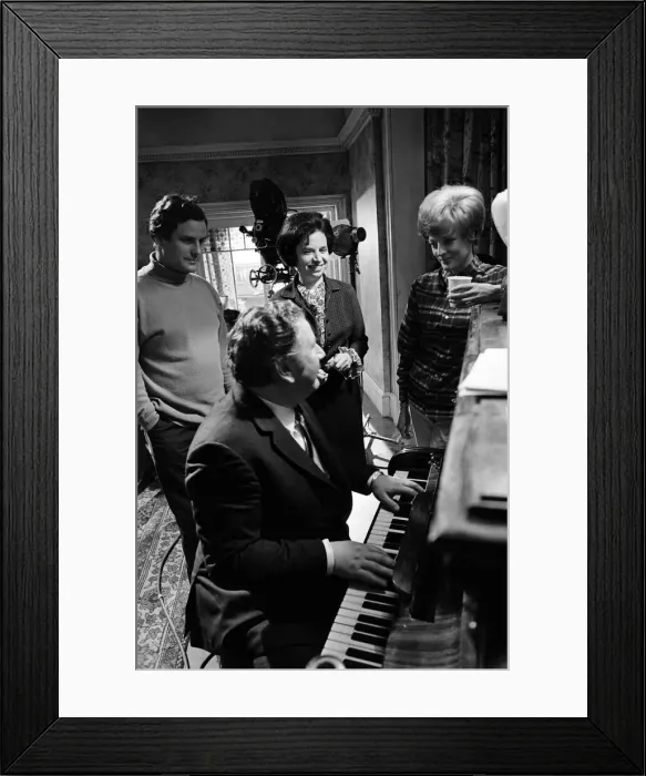Framed Print : The filming of MGMs comedy Hot Millions Framed Print : The filming of MGMs comedy Hot Millions