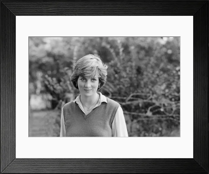 Framed Print : Lady Diana Spencer, later to become Princess Diana, HRH Princess of Wales pictured Framed Print : Lady Diana Spencer, later to become Princess Diana, HRH Princess of Wales pictured