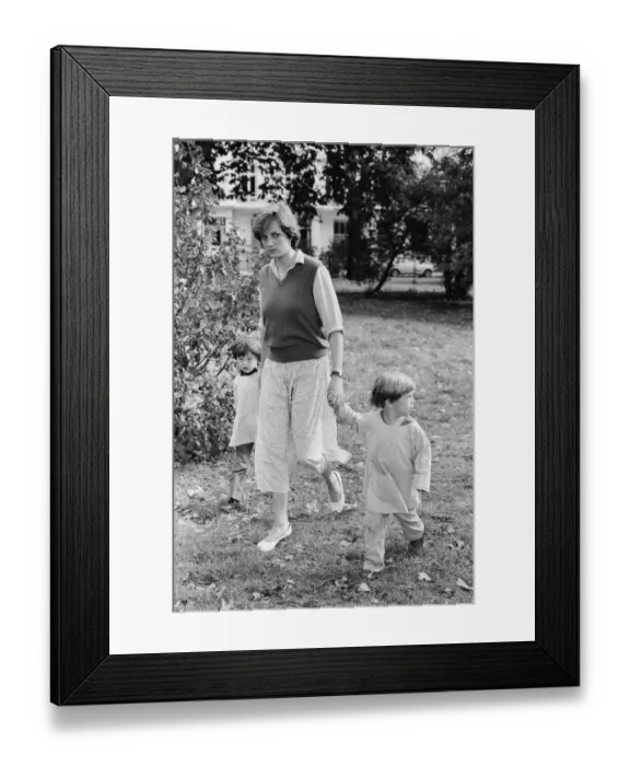 Framed Print : Lady Diana Spencer, later to become Princess Diana, HRH Princess of Wales pictured