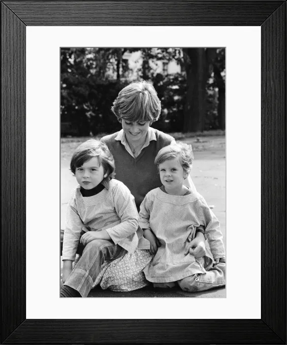 Framed Print : Lady Diana Spencer, later to become Princess Diana, HRH Princess of Wales pictured