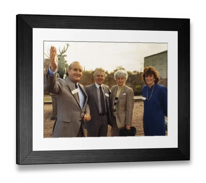 Framed Print : Sir John Hall, property developer (knighted 1991) and life president Framed Print : Sir John Hall, property developer (knighted 1991) and life president