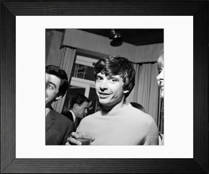 Framed Print : Photographer David Bailey, 27 years old, marries French actress Catherine Deneuve