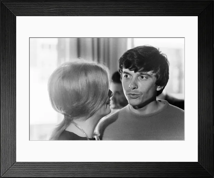 Framed Print : Photographer David Bailey, 27 years old, marries French actress Catherine Deneuve Framed Print : Photographer David Bailey, 27 years old, marries French actress Catherine Deneuve