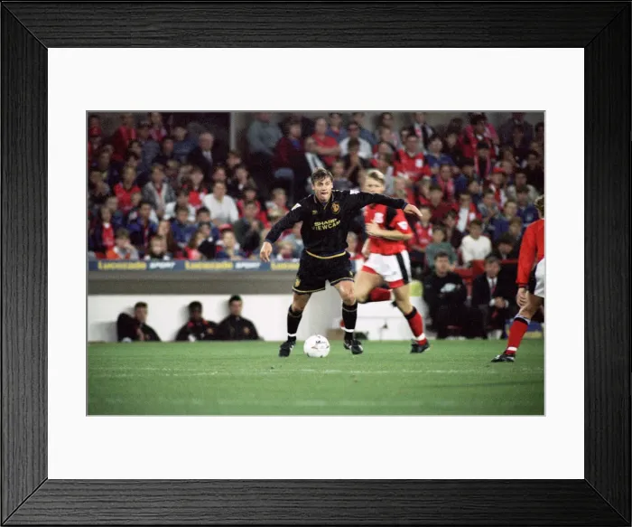 Framed Print : English Premier League match at City Ground. Nottingham Forest 1 v Manchester Framed Print : English Premier League match at City Ground. Nottingham Forest 1 v Manchester