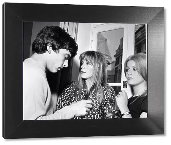 Photographer David Bailey, 27 years old, marries French actress Catherine Deneuve
