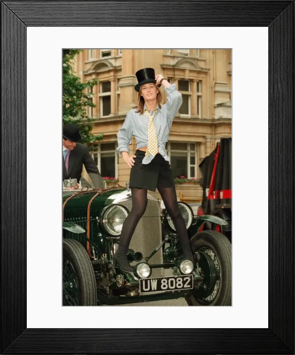 Framed Print : Tara Palmer Tomkinson - model and socialite and god daughter of Prince Charles